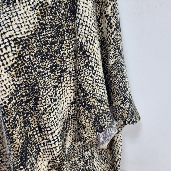 Love & Legend Snakeskin Knotted Blouse - Picture 5 of 8